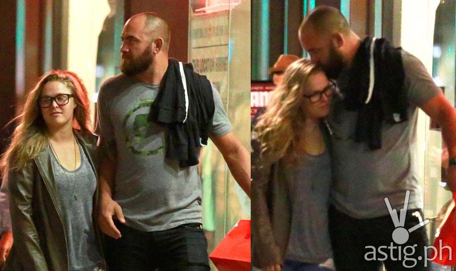Ronda Rousey and Travis Browne