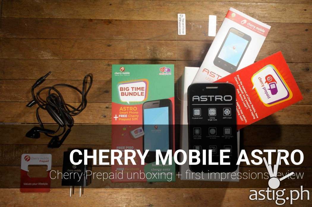 Unboxing the 999peso Cherry Mobile Astro Android smartphone (Cherry