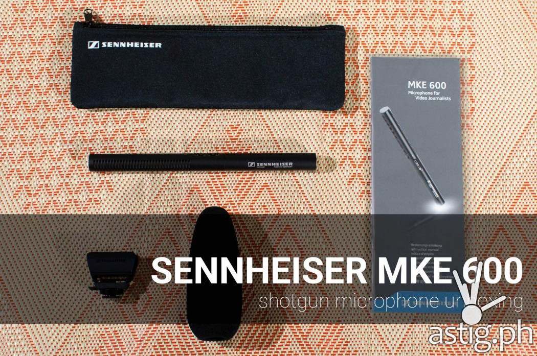 Sennheiser MKE 600 shotgun microphone unboxing