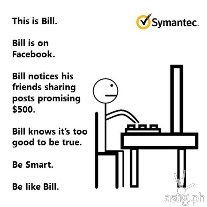 Safer Internet Day meme by Symantec