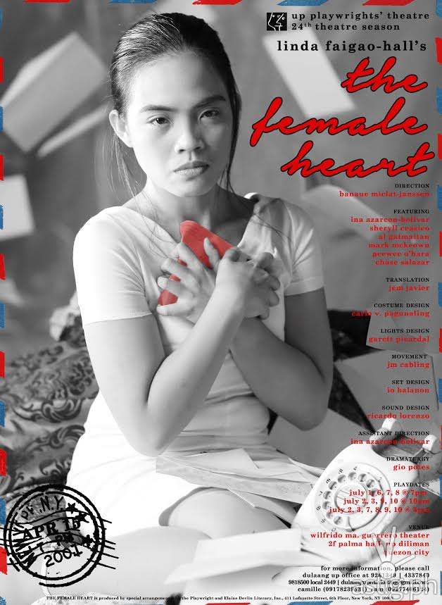 the female heart UPPT poster
