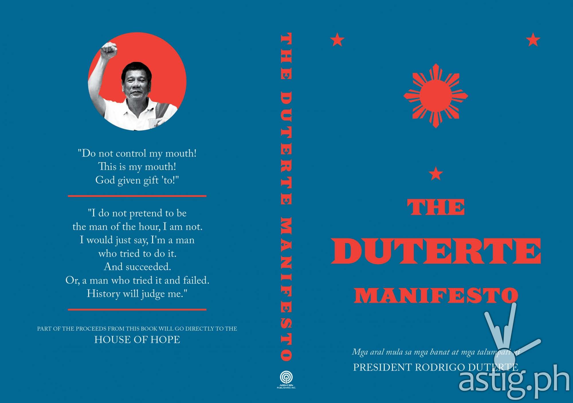 DUTERTE MANIFESTO book cover