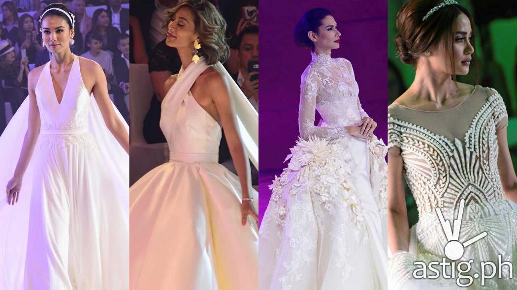4 best modern wedding gown designs by Pinoys showcased at Marriott ...