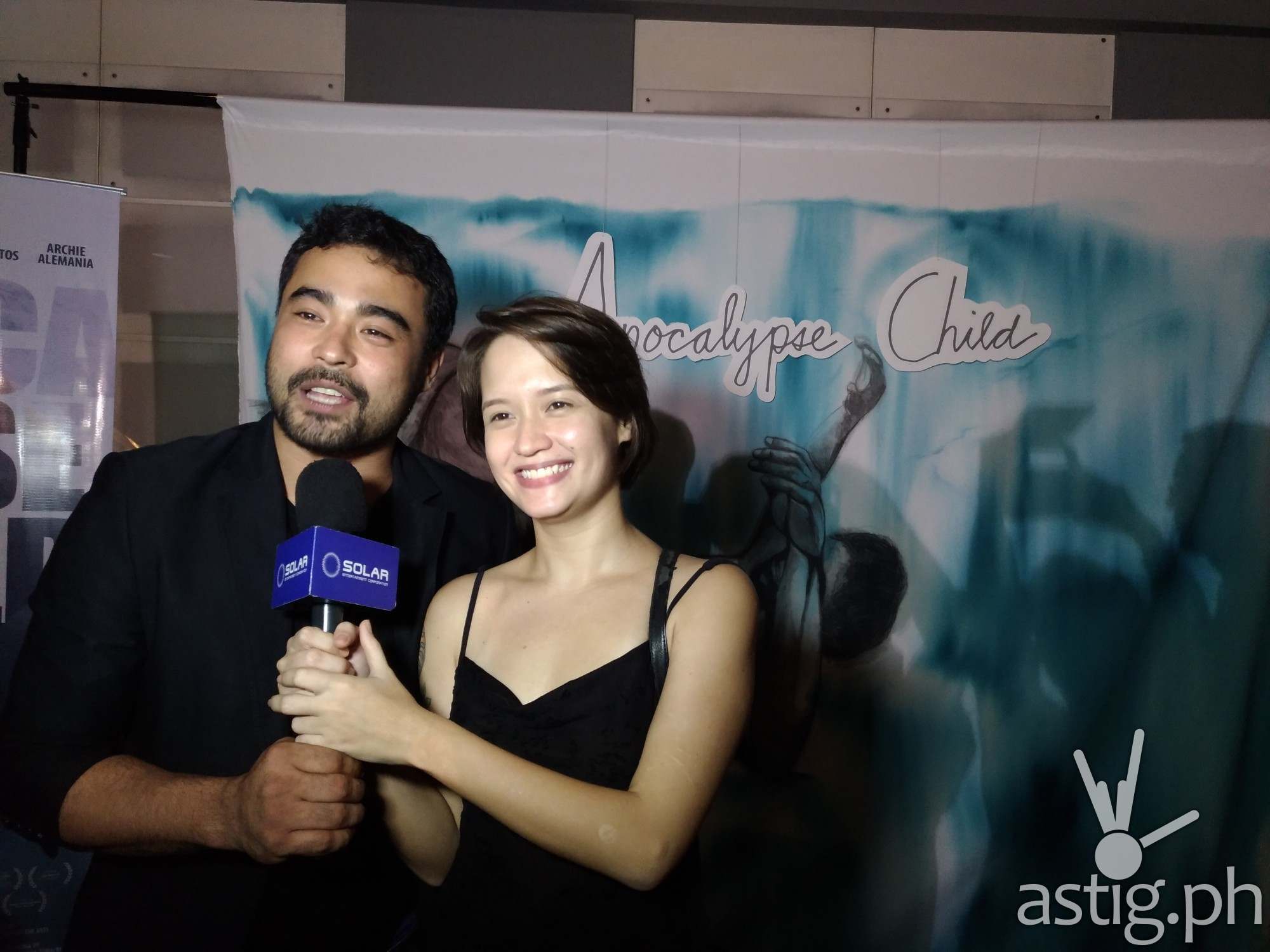 Sid Lucero and Annicka Dolonius at the VIP pre-screening of Apocalypse Child