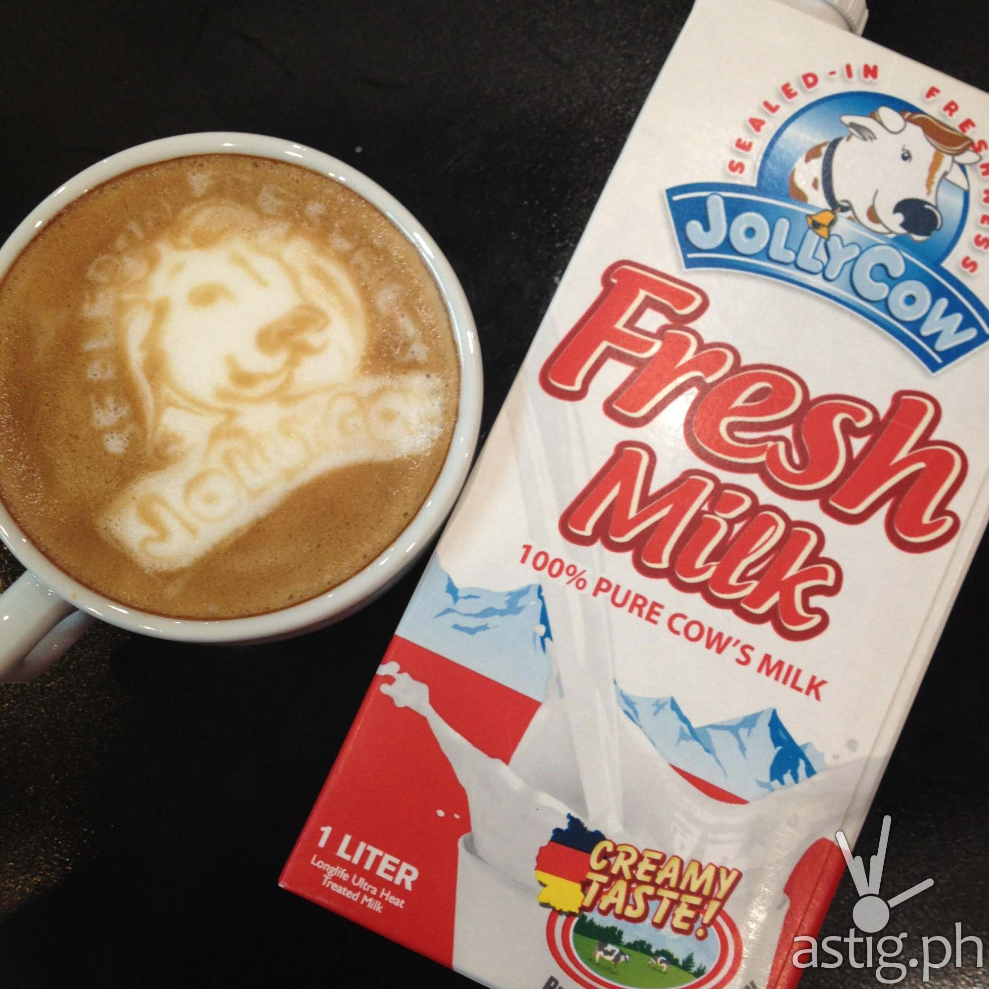 Jolly Cow Fresh Milk Latte Art