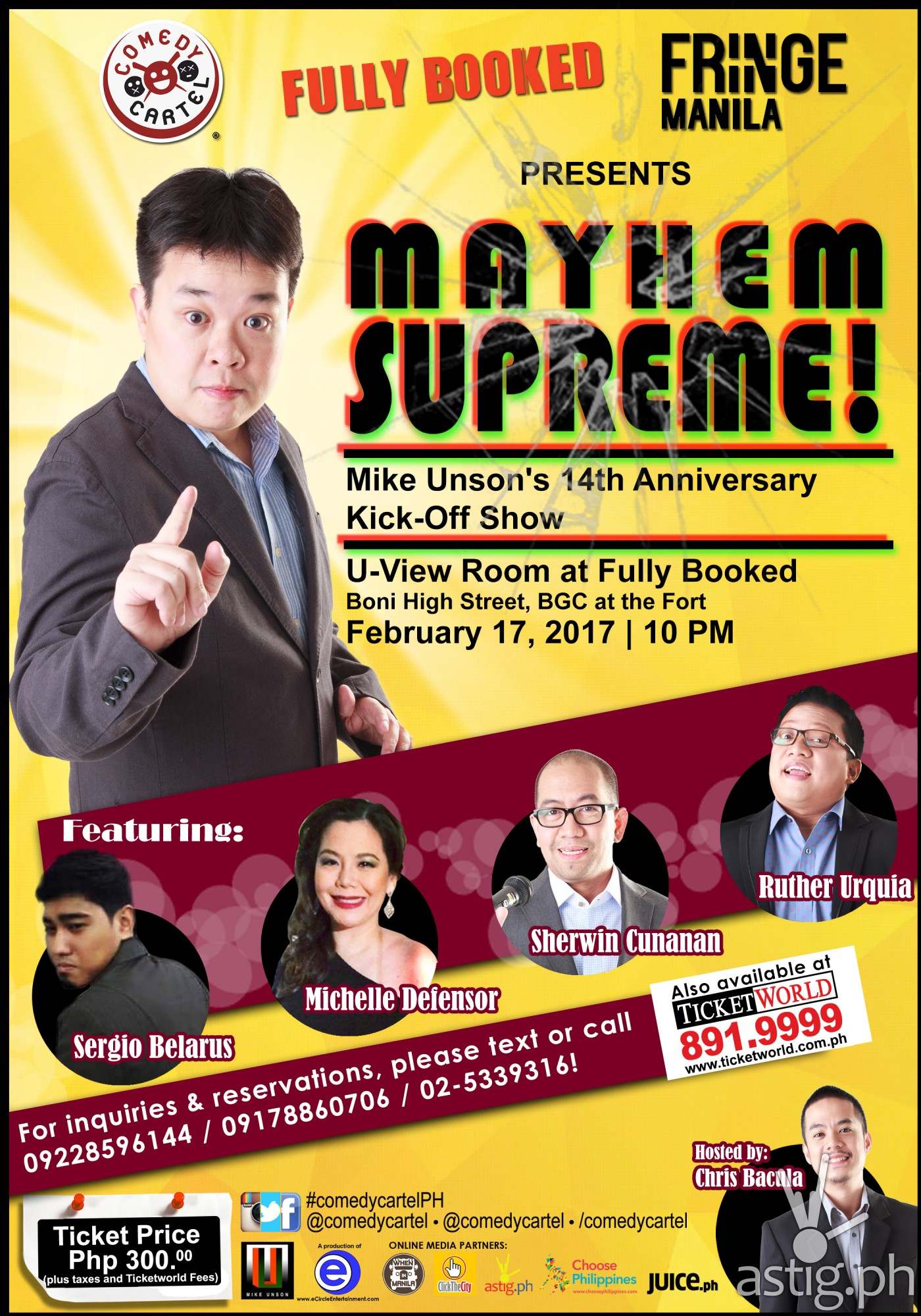 Mayhem Supreme!: Mike Unson's Anniversary Kick-Off Show
