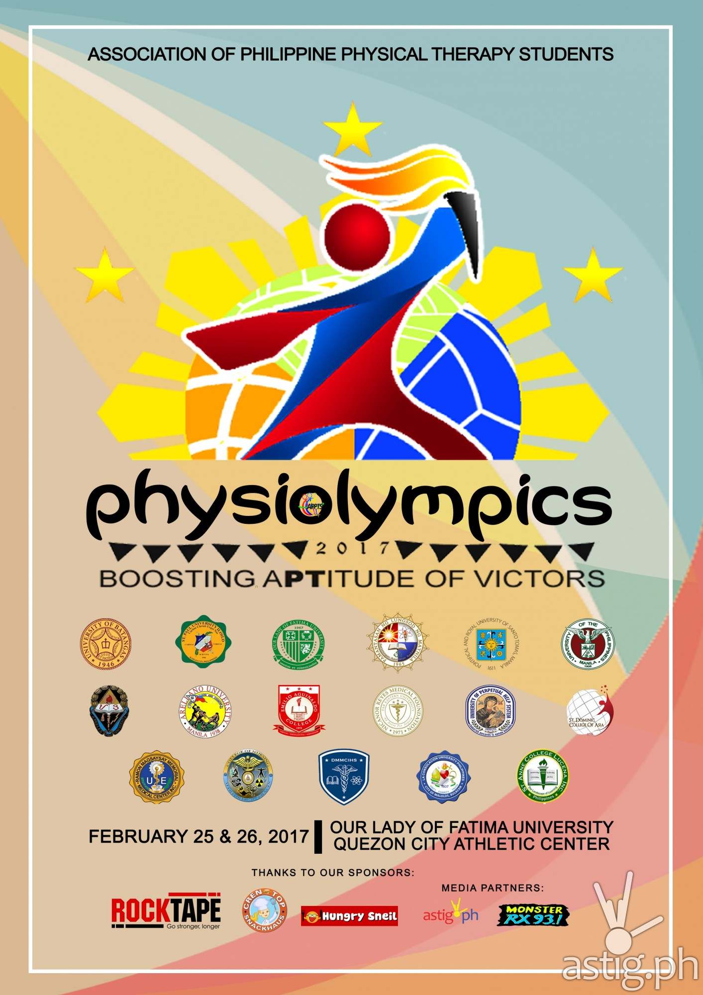 PhysiOlympics 2017 poster