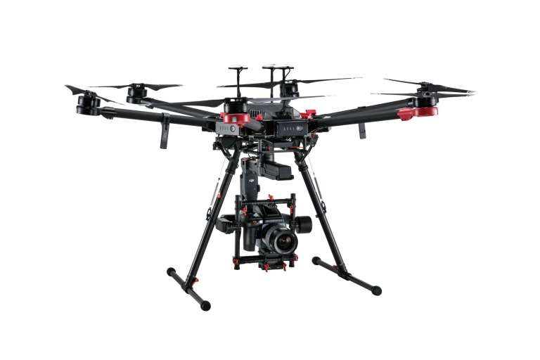 The world's first 100 Megapixel aerial drone: DJI Matrice 600 Pro drone, the Ronin-MX gimbal and the Hasselblad H6D-100c