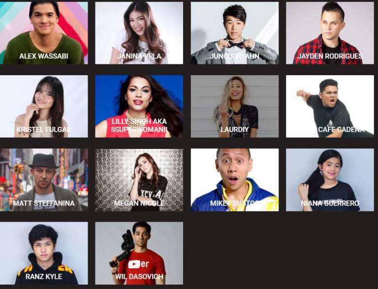YouTube FanFest Manila 2017 lineup