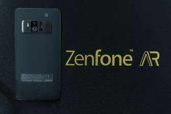 ASUS Zenfone AR back with media box
