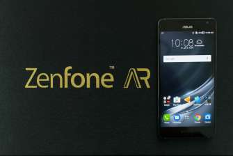 ASUS Zenfone AR front with media box