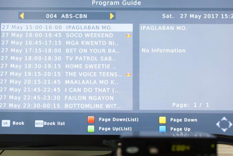 Electronic program guide (EPG) - WOW! TV Box