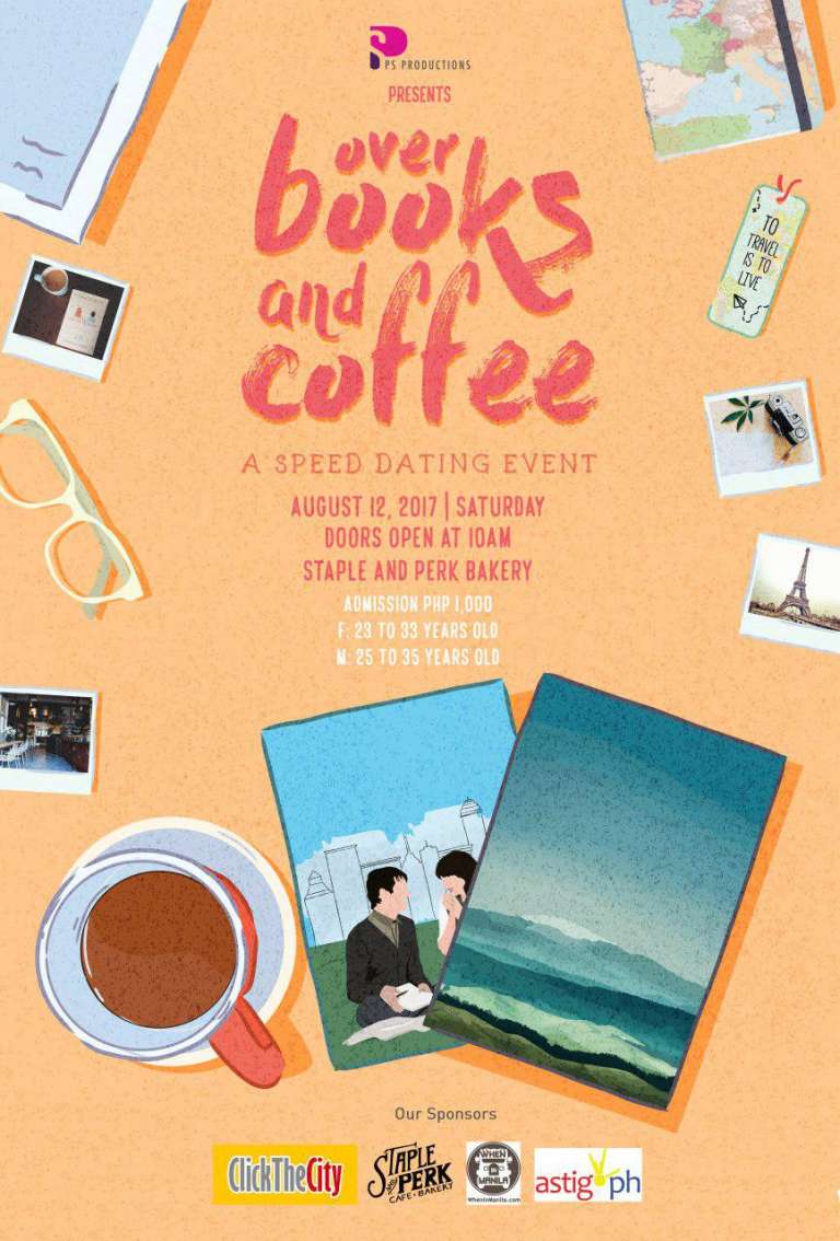 Over Books and Coffee event poster