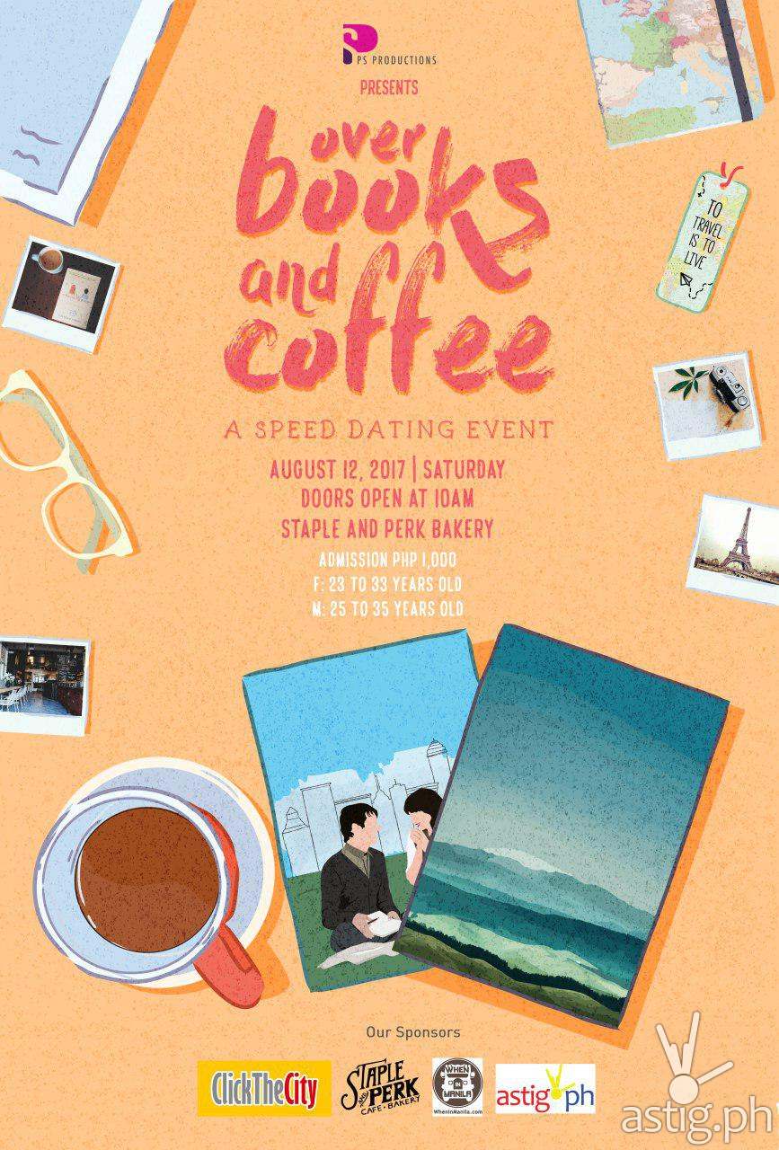 Over Books and Coffee event poster