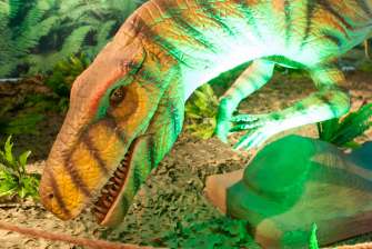 Herrerasaurus - Dinosaurs Around The World exhibit - Mind Museum BGC