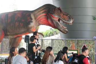Tyrannosaurus Rex - Dinosaurs Around The World exhibit - Mind Museum BGC