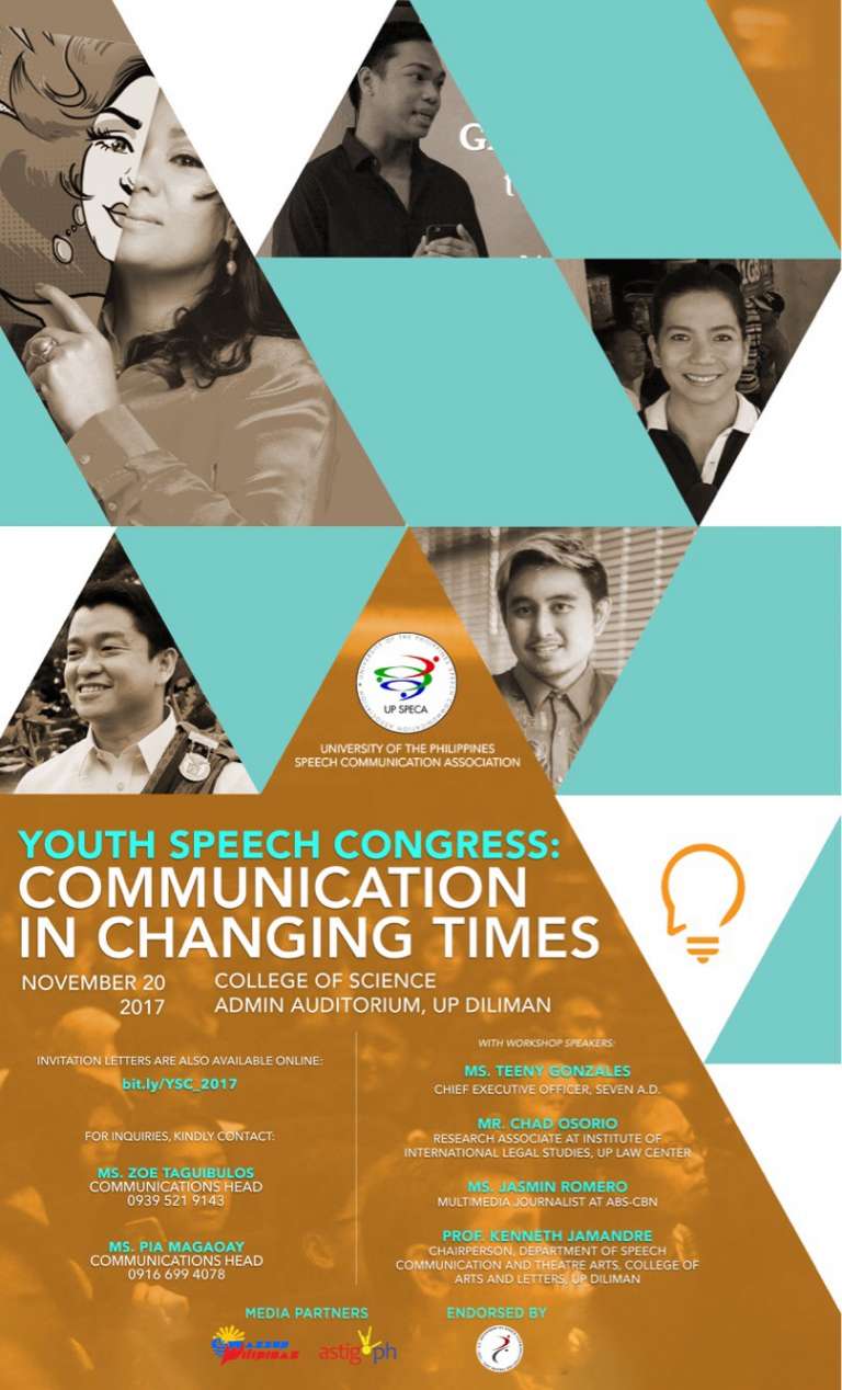 Youth Speech Congress 2017 event poster