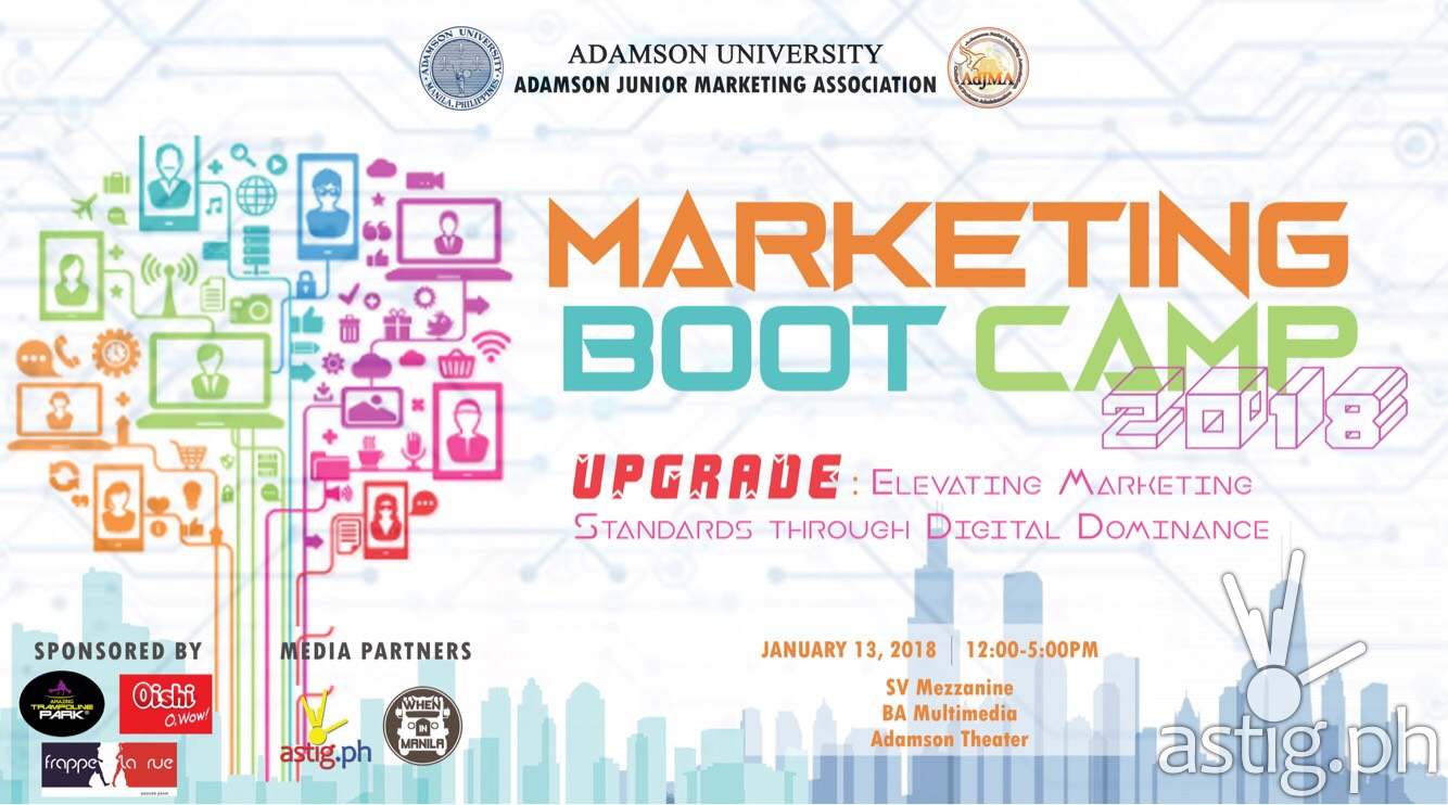 Marketing Boot Camp 2018 event poster