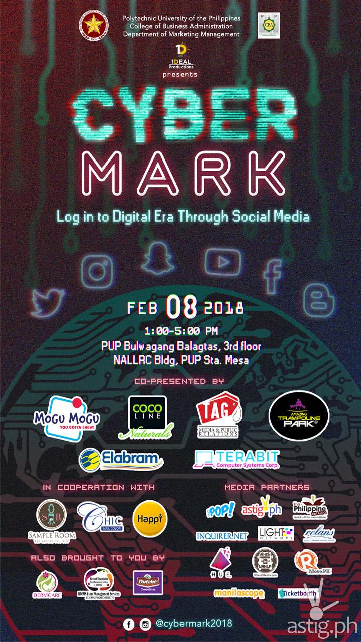Cybermark event poster