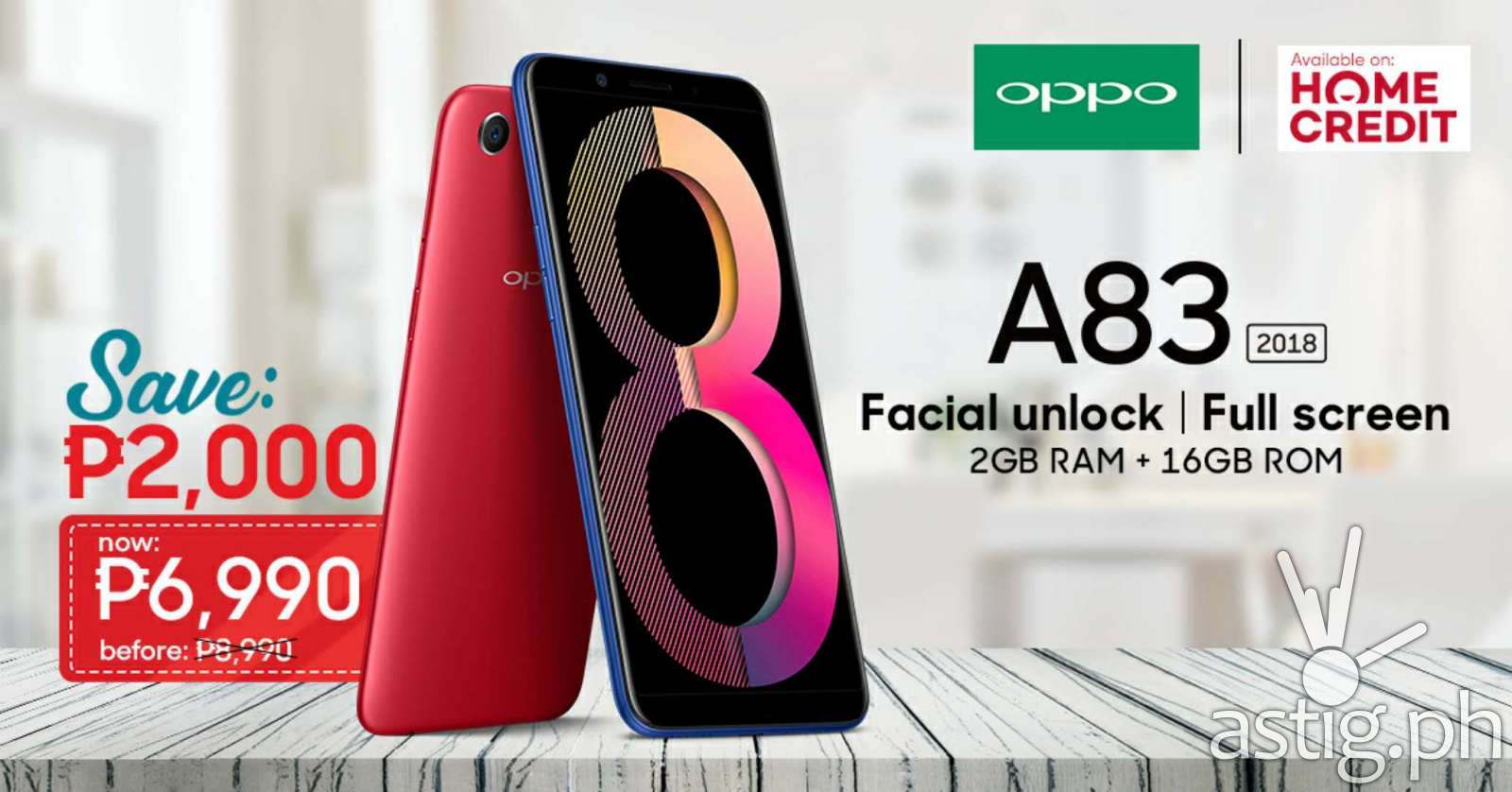 OPPO A83 price drop