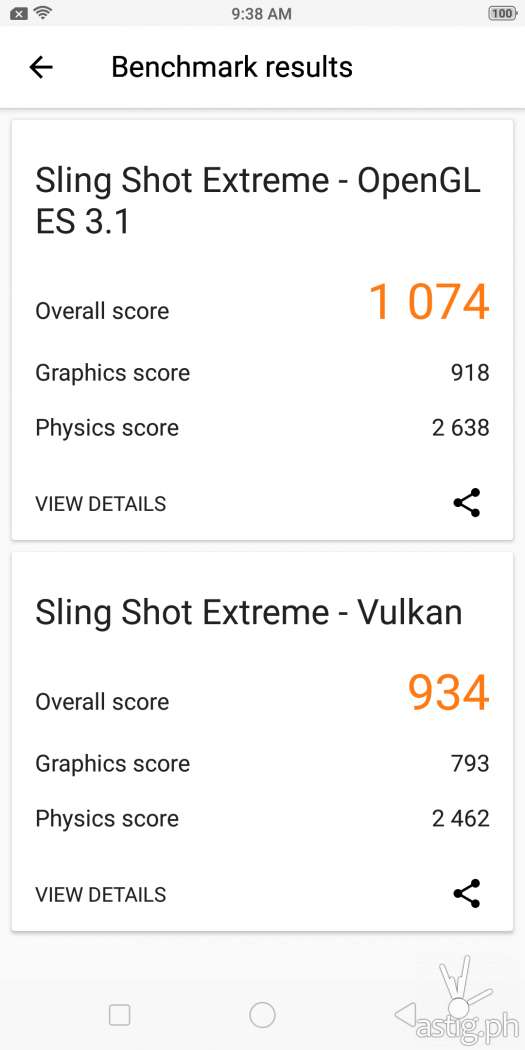 OPPO F7 Youth 3D benchmark results: 3DMark