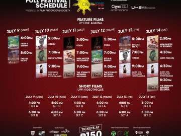 CineFilipino Replay Full Festival Schedule