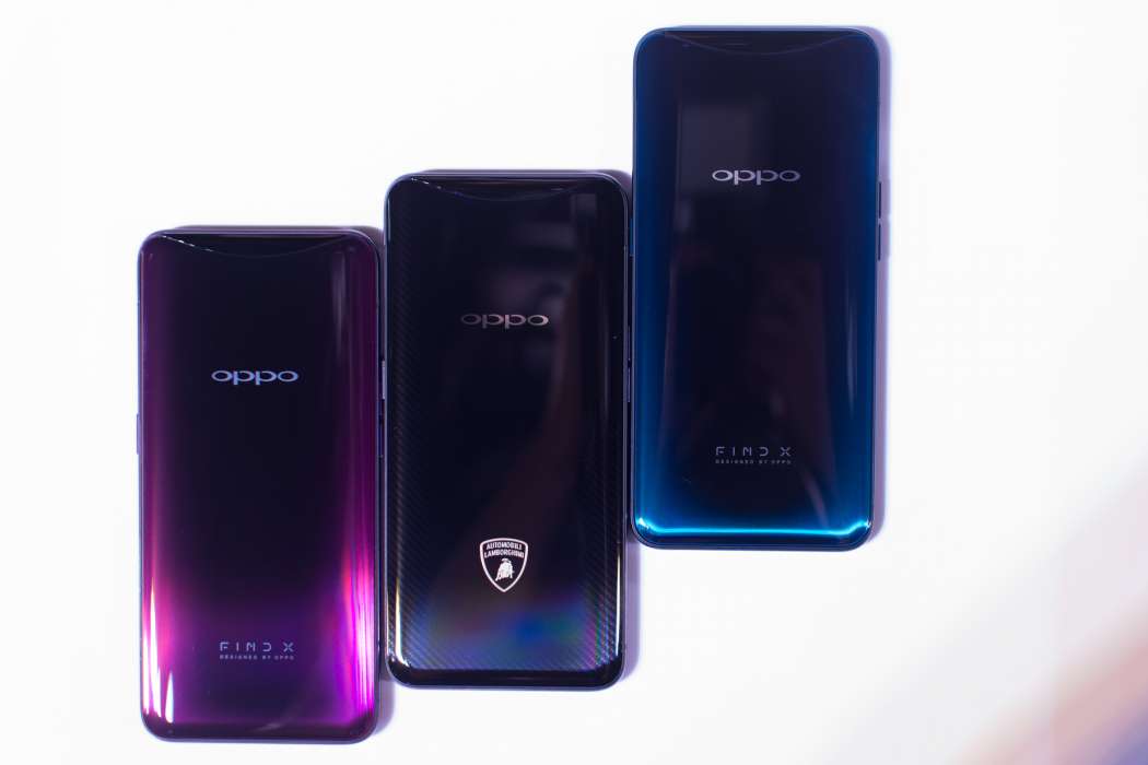 OPPO Find X red, blue, and Lamborghini edition - OPPO Find X Philippine launch