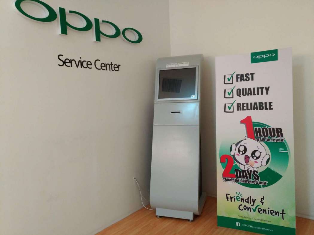 OPPO Service Center 1 hour guarantee for walk-in repairs