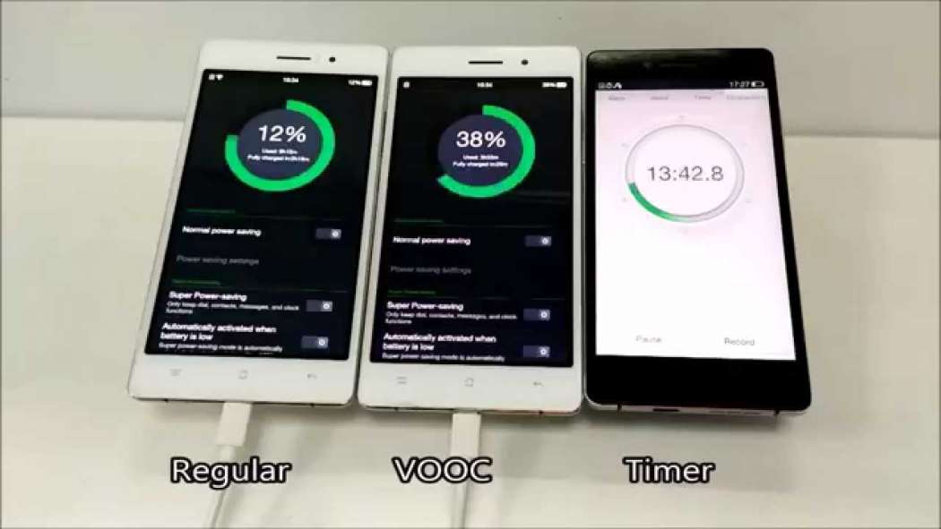 VOOC fast charge (photo: YouTube/GadgetsToUse)