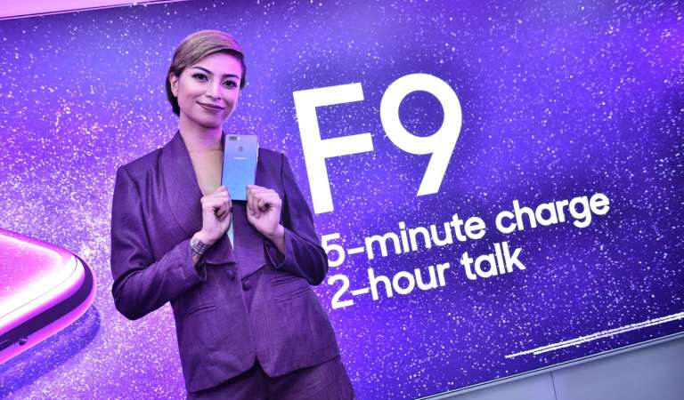 OPPO F9 Starry Purple launches amidst Typhoon Ompong