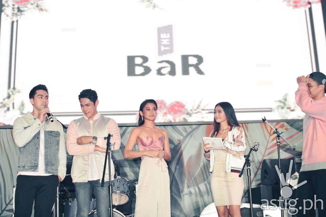 Kiko Estrada, Derrick Monasterio, Chienna Filomeno - The BaR Premium Gin Philippine launch