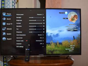AVision 43FL801 Smart LED TV - display settings