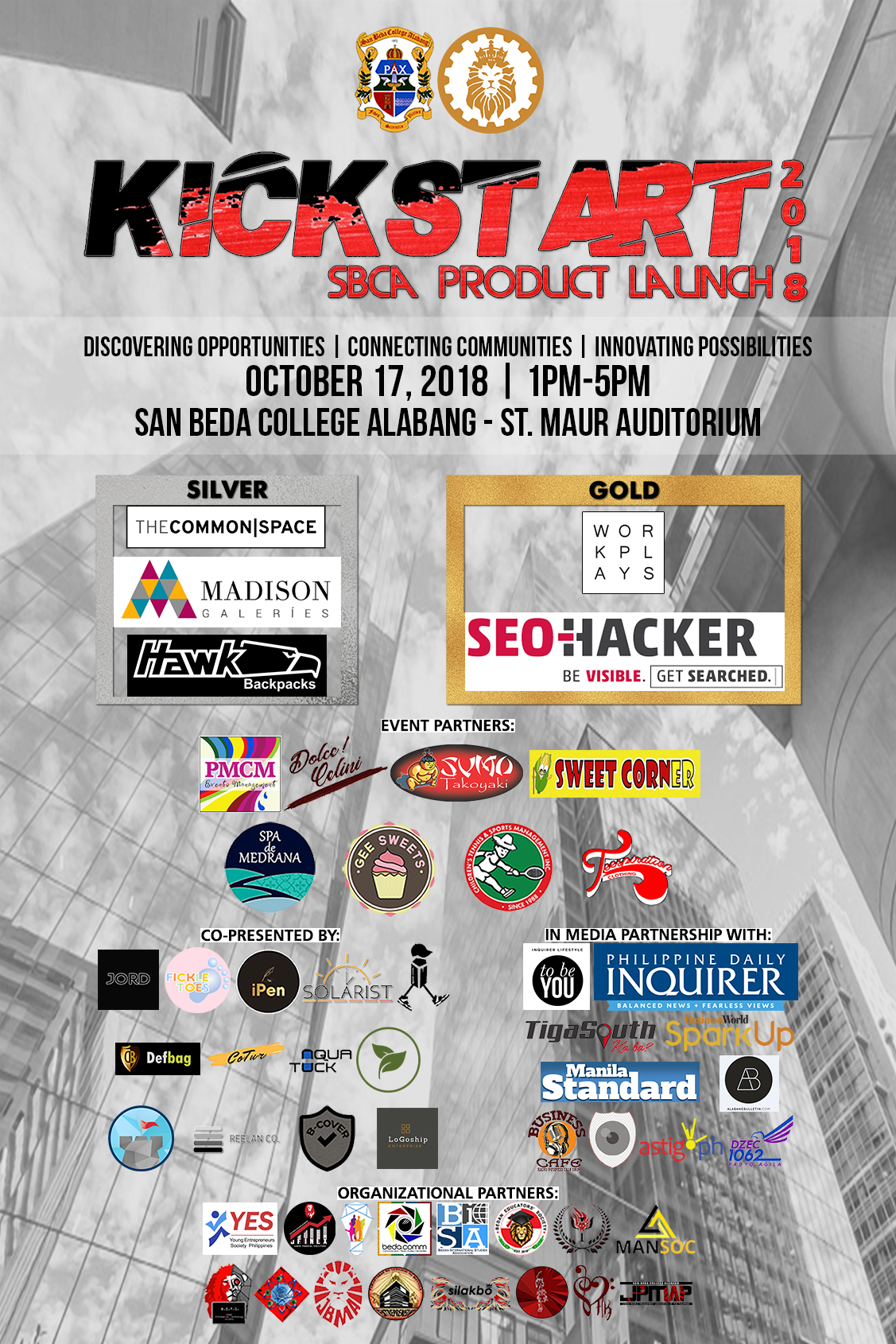 KICKSTART 2018 SBCA Product Launch [event] ASTIG.PH