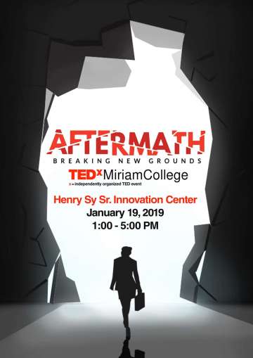 TED Talks Miriam College Aftermath Official Poster