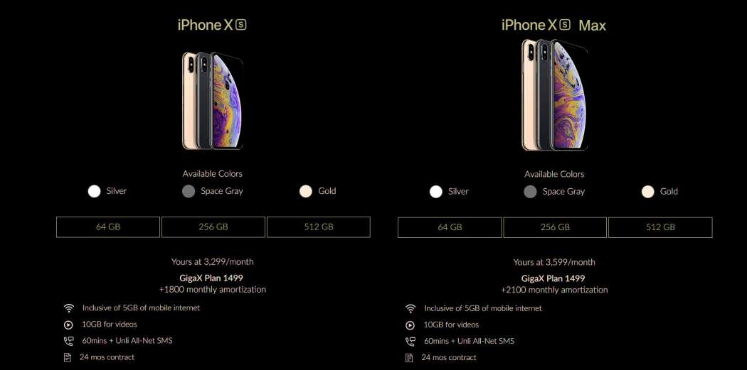 iPhone Xs iPhone Xs Max Smart Communications Philippines