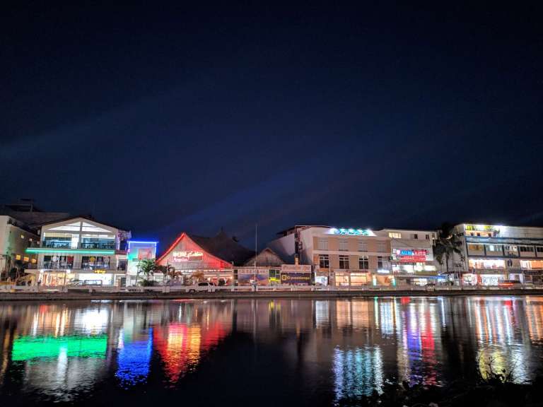 Night shot - Boracay Philippines re-opening smartphone photo taken on an ASUS ZenFone 5 by Den Uy of TechKuya