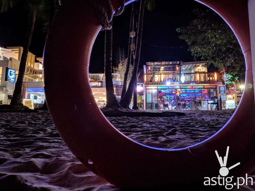 Night shot - Boracay Philippines re-opening smartphone photo taken on an ASUS ZenFone 5 by Den Uy of TechKuya