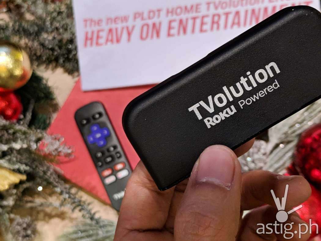 Roku stick at the Philippines launch - PLDT TVolution Lite