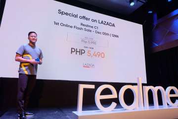 Eason de Guzman, PR Manager for Realme Philippines - Realme C1 Philippine launch