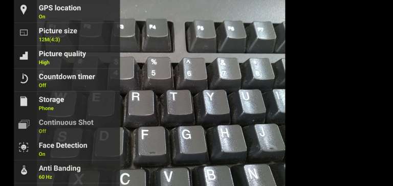 ZenFone Max Pro M2 camera settings