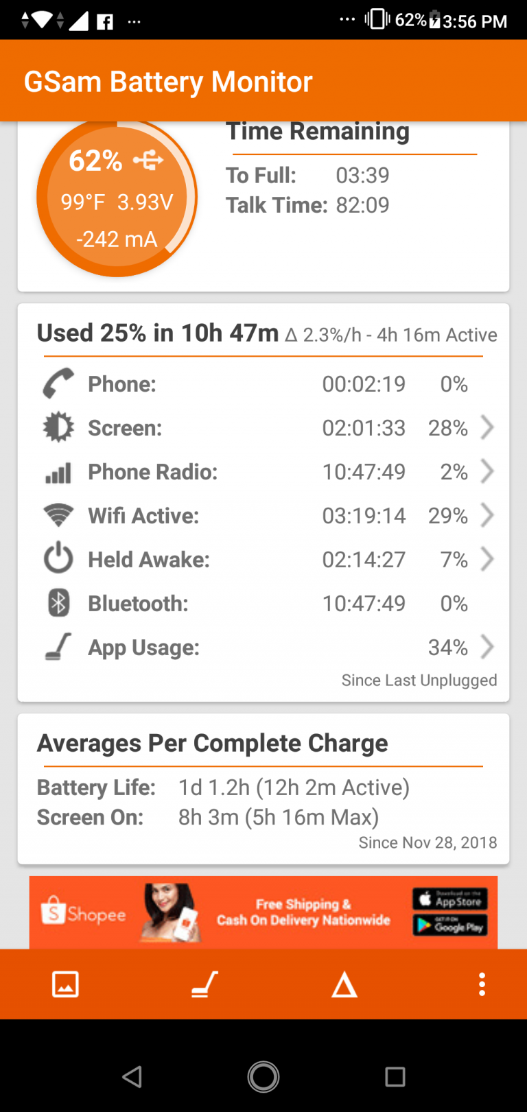 ZenFone Max Pro M2 battery benchmark results - GSam