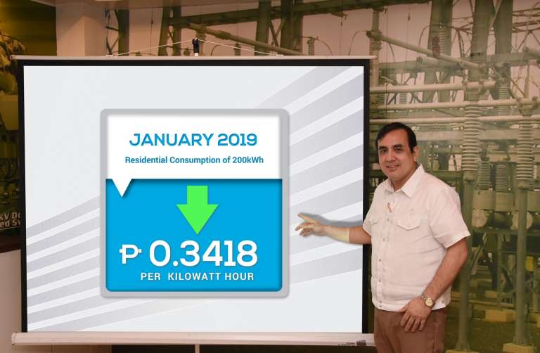 Meralco January 2019 Rate