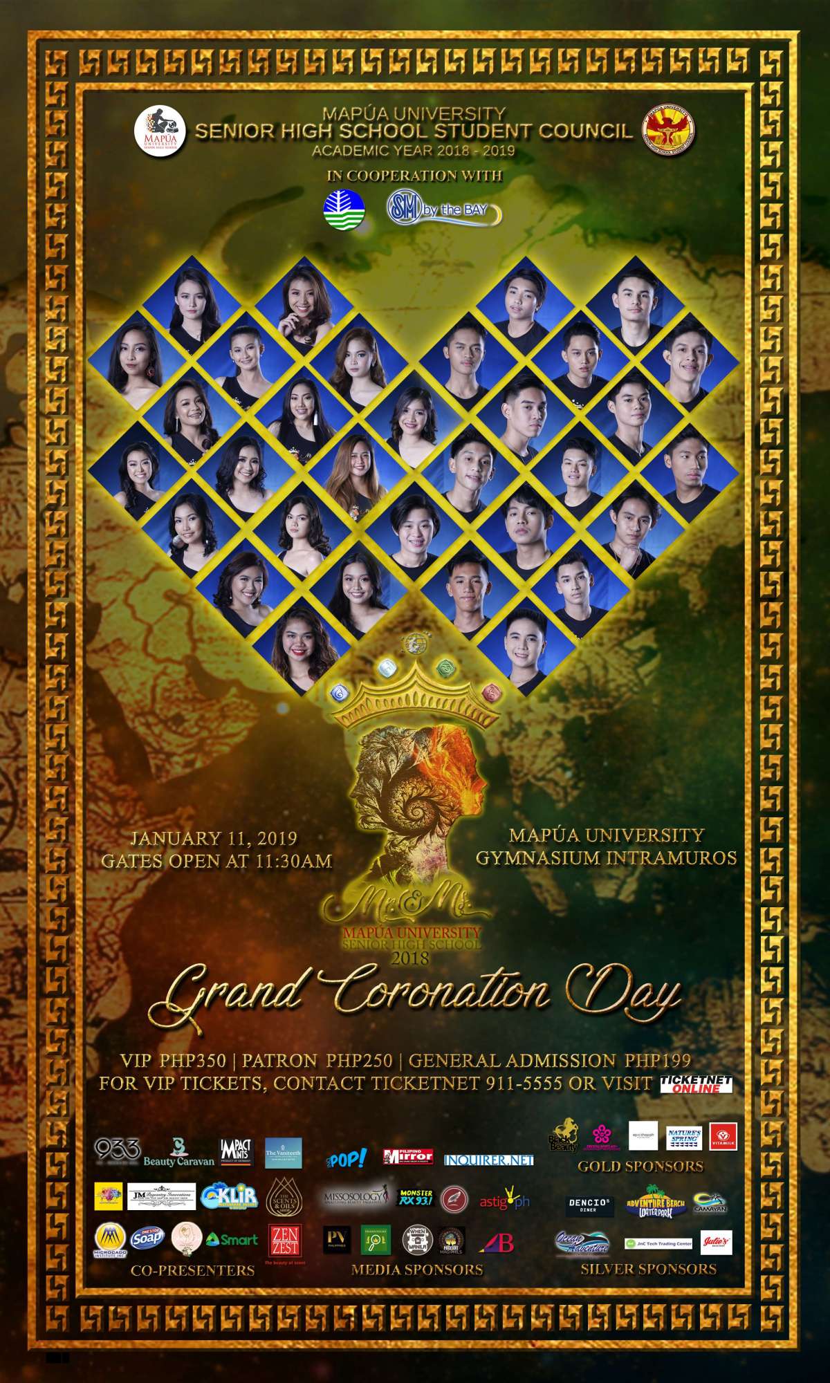 3rd Mr and Ms Mapua University Senior High School Grand Coronation Day