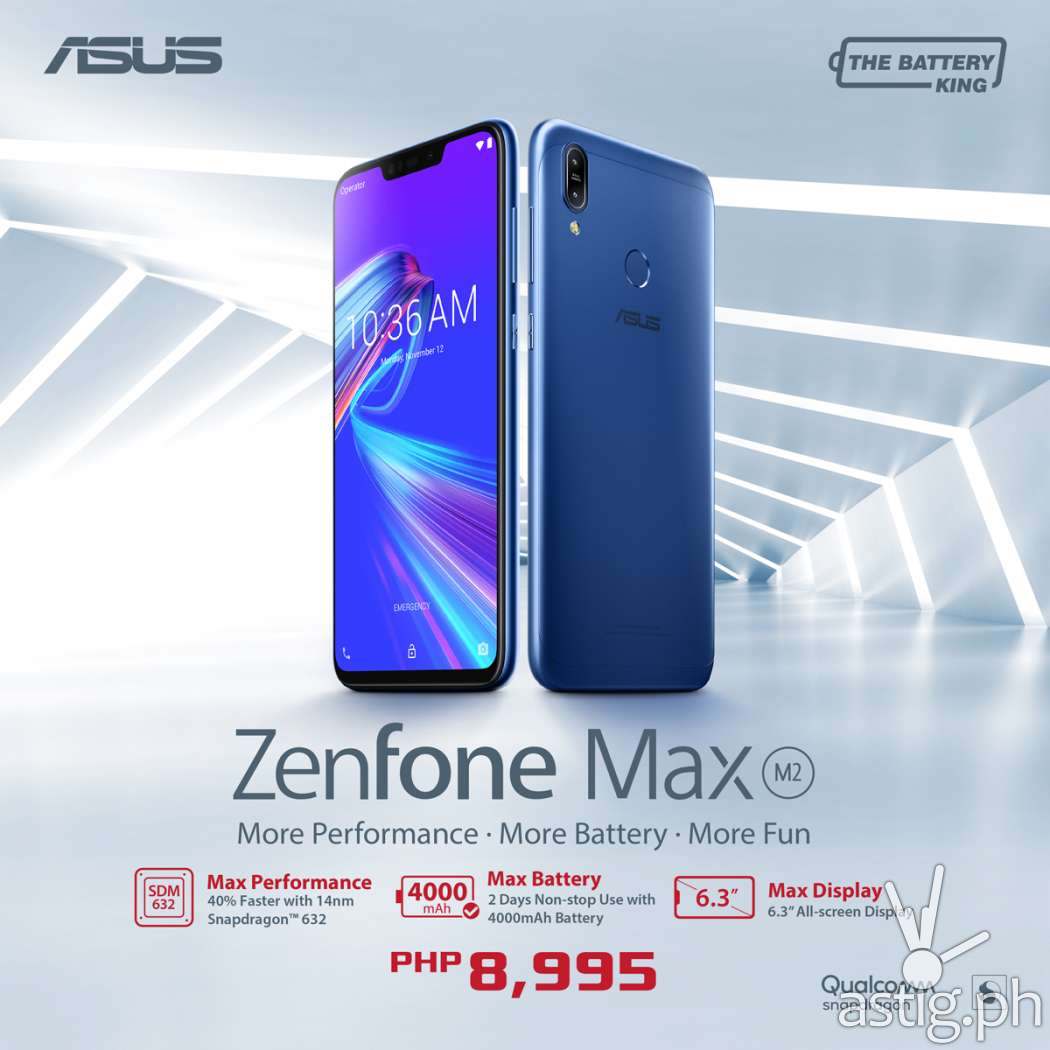 ZenFone Max M2 is officially in the Philippines