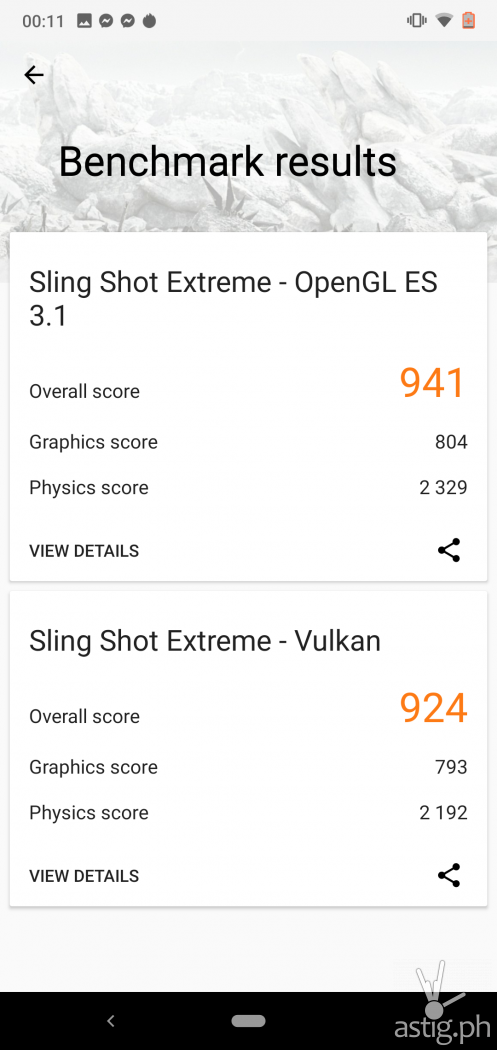 Gaming benchmark (3DMark) - Nokia 6.1 Plus (Philippines)