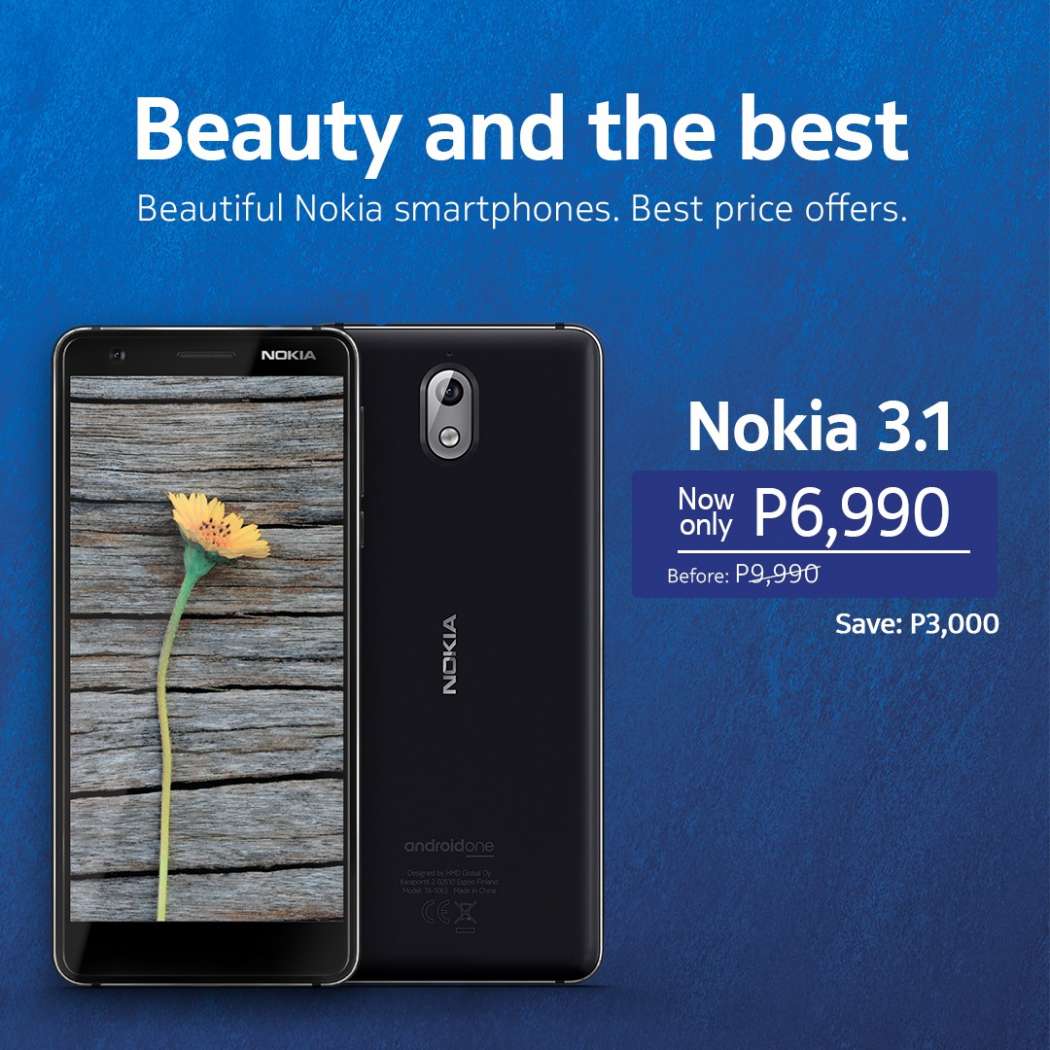 Nokia 3.1 price drop (Philippines)