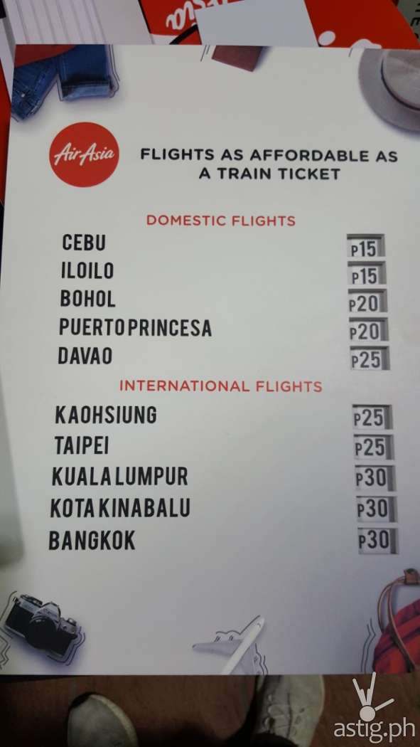 Commuters were able to purchase ticket fares to local and international destinations for as low as one single journey ticket