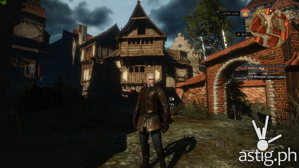 Witcher 3 medium settings with ultra textures - ASUS TUF Gaming FX705GE