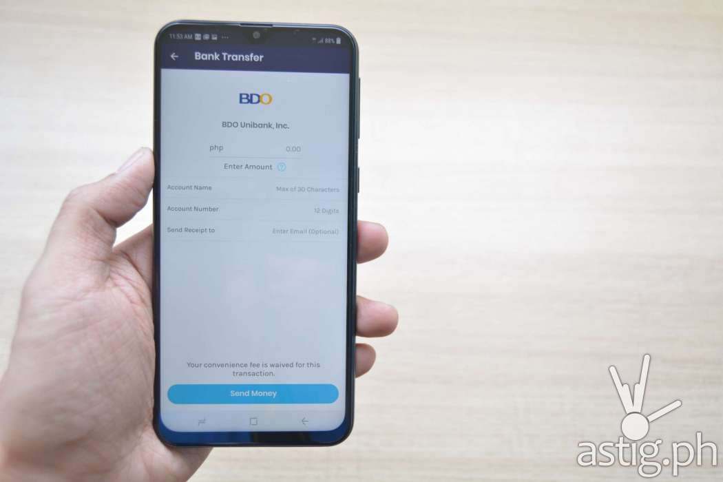 BDO - GCash Bank Transfer