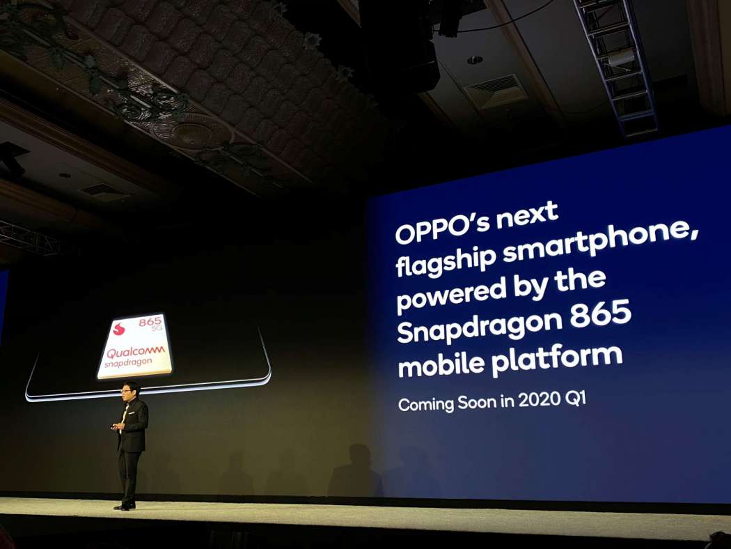 Alen Wu, OPPO Vice President and President of Global Sales, delivers a keynote Speech at the Qualcomm Snapdragon Tech Summit